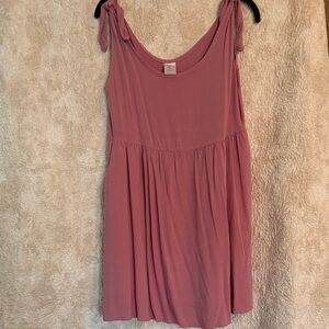 Dusty Rose Mini Dress